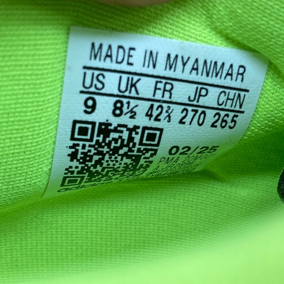 Adidas Copa Pure III Club Mens Soccer Cleats Navy Neon Yellow JR2896 Size 9 NEW - Picture 5 of 15